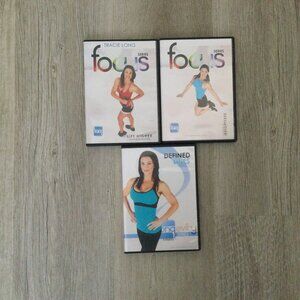 Bundle of 3 Tracie Long Longevity Series Workout Fitness Exercise DVDs